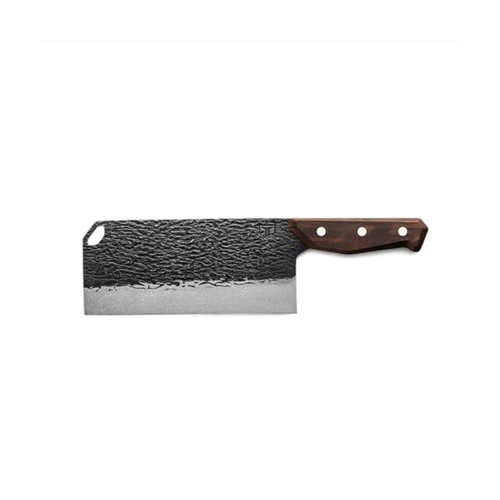 True PrimalForge Cleaver Knife with Forged Steel Blade & Wood Handle (TRUFXK1019)