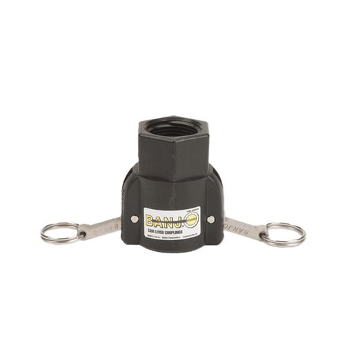 Banjo Cam Lever Coupling, 1″ Female Coupler x 1″ Female NPT (100D)