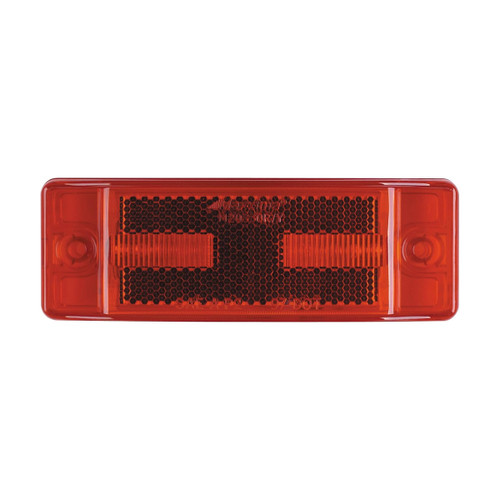 Maxxima 2 x 6 inch red LED clearance marker light