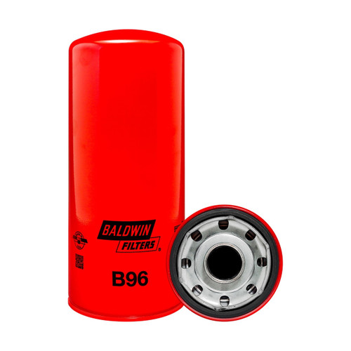 Baldwin Full‑Flow Spin‑On Lube Oil Filter for Cummins Engines in Heavy‑Duty Trucks (B96)