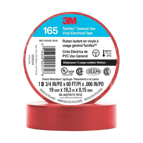 ¾″ × 60 ft Vinyl Electrical Tape SPD 760, 7‑Mil, Flame‑Retardant (164)