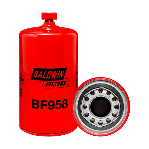 Fuel Storage Tank Spin-On Filter with Drain for Dispensing Systems (BF958)