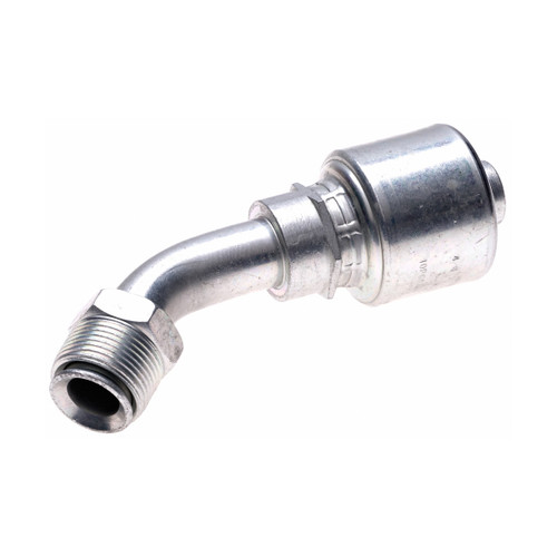 Gates 6G6MIX45 MegaCrimp Hydraulic Hose Fitting | 45° SAE Male Inverted Swivel