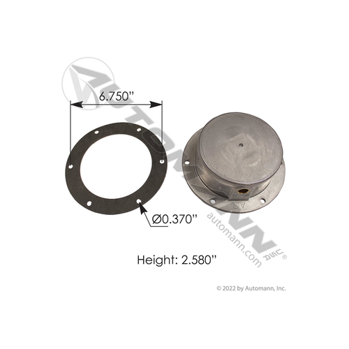 Automann Hub Cap EC/CP HP Grease Hendrickson (18010646)