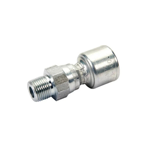 Gates MegaCrimp Male Pipe Swivel Straight, 3/8" x 3/8" (6G6MPX)