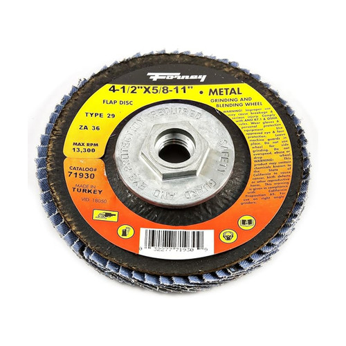 Forney 71930 4-1/2 inch flap disc ZA36