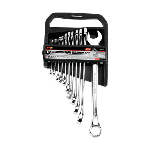 Performance Tool W1061 SAE combination wrench set 11-piece