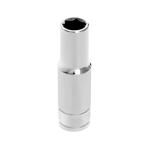 Performance Tool 1/2" Drive 12mm Metric Deep Chrome Socket | W32412