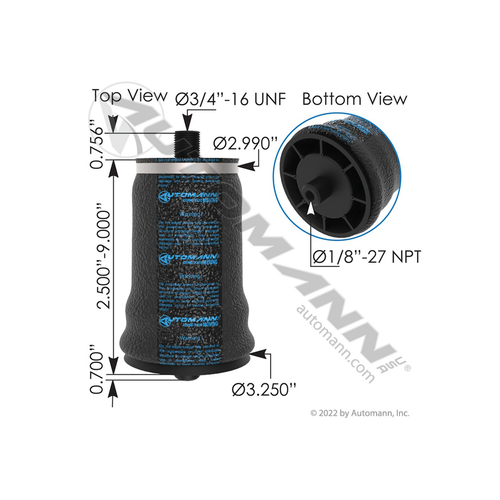Automann Air Spring Cabin Mack (ABSZ70-143)