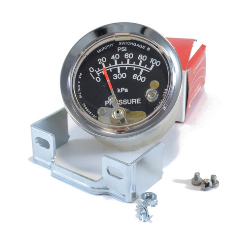 Murphy 25P100 Pressure Switchgauge | 0–100 PSI, 2.5" Dial