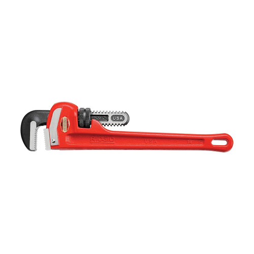 Rigid Heavy-Duty Steel Pipe Wrench, 14" (31020)