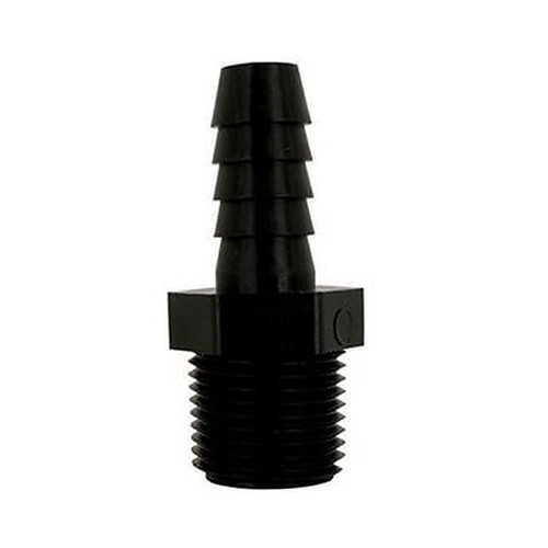 Valley 3A10034 1-inch MNPT to 3/4-inch hose barb adapter