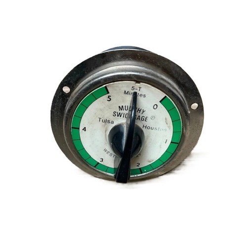 Murphy Manual Timer, 5-Minute Delay, Panel Mount (5T)