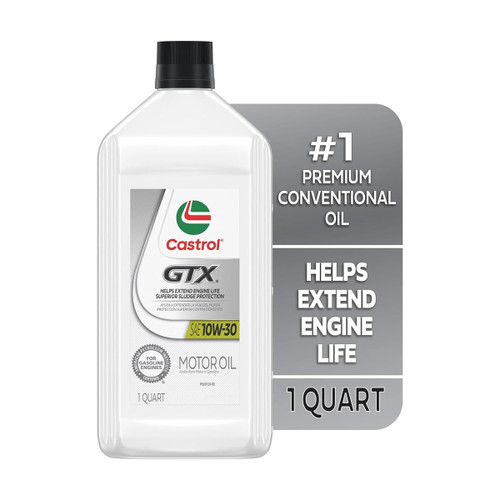 Castrol GTX 15B400 10W-30 conventional motor oil quart