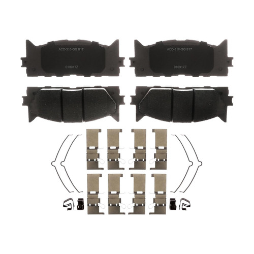 AC Delco 14D1222CH Semi-Metallic Front Disc Brake Pad Set