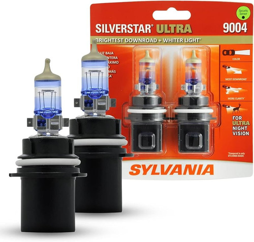 Sylvania 9004SU halogen headlight bulb twin pack 34409