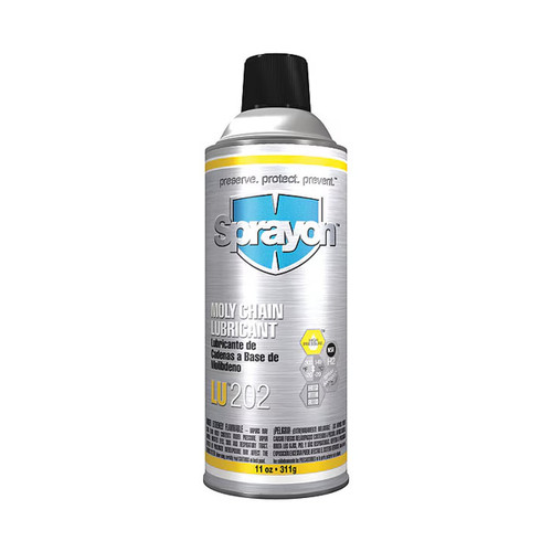 Sprayon LU202 chain wire rope lubricant aerosol
