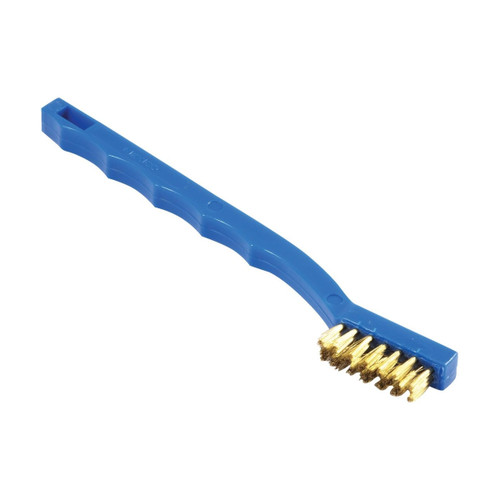 Forney 70489 Brass Scratch Brush | Dual-Head 3x7 Design