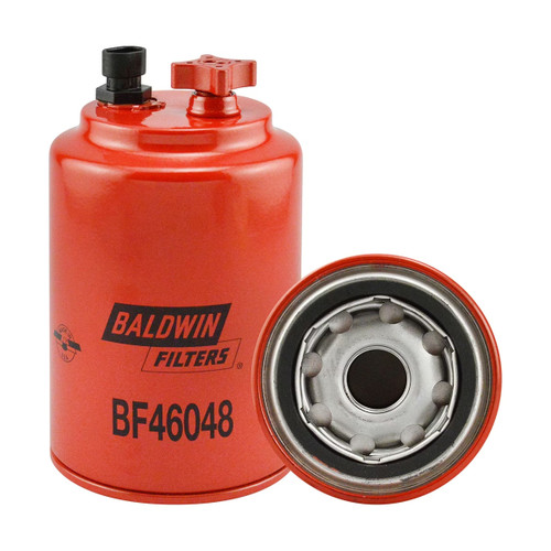 Baldwin BF46048 Fuel/Water Separator Spin-On with Drain & Sensor Port