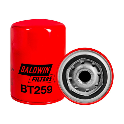 Full-Flow Lube Spin-On Oil Filter with Bypass & Anti-Drainback (20 PSID) for Heavy-Duty Equipment (BT259)