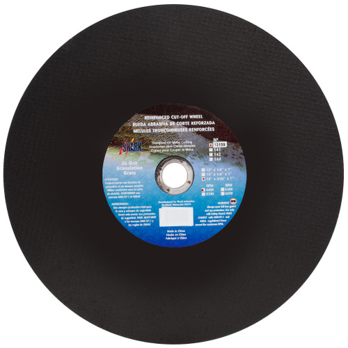 Shark Industries Type 1 Metal Cutting Wheel 14 in x 3/32 in | 13159