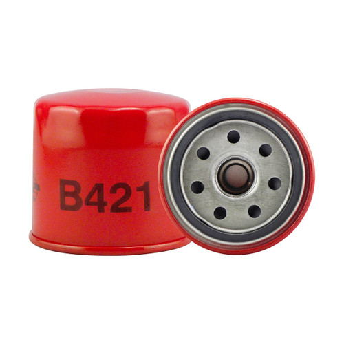 Baldwin Full-Flow Lube Spin-On Oil Filter for Heavy-Duty Applications (B421)