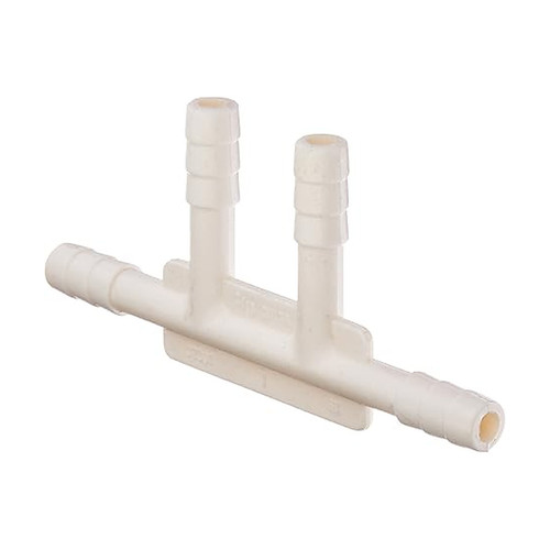 Edelmann 3/16 Inch Hose Size Ford and GM Four Way Tee Type Plastic and Soft Rubber Fitting (716300)