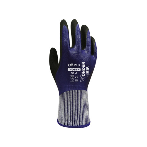 Wonder Grip Oil Guard Triple Coated Nitrile Gloves, Large | 518L
