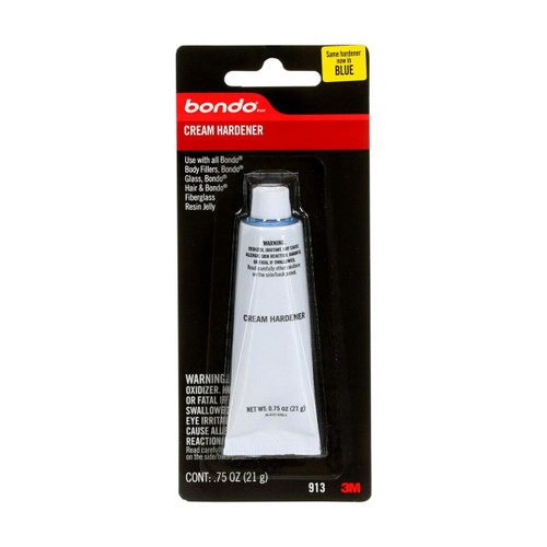 Bondo 913 red cream hardener 2.75 oz tube