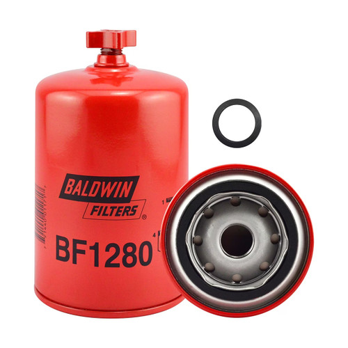 Baldwin BF1280 Fuel/Water Separator Spin-On with Drain