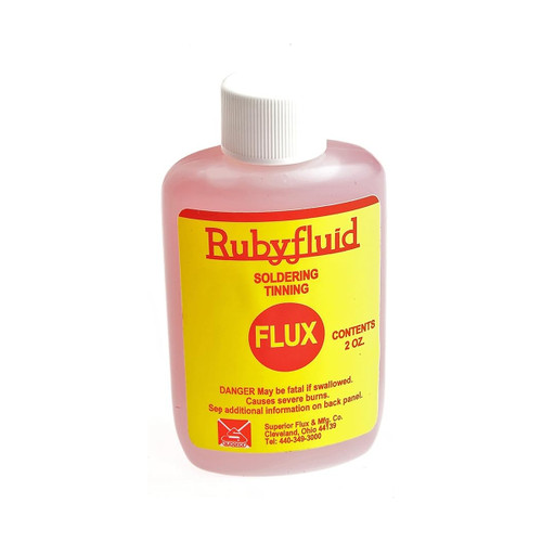 Forney Water Soluble Liquid Flux, Rubyfluid, 2 Ounce (60301)