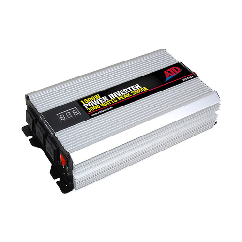 ATD Tools 1500 W 12 V Power Inverter (Modified Sine, Peak 3000 W) (5954)