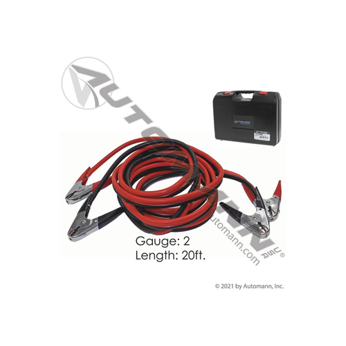 Automann 1783092 dual 2-gauge 20-foot booster cable