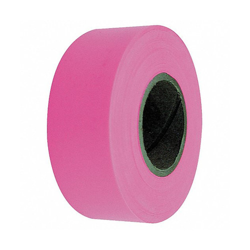 Power Service 1-3/16" x 50 yd Fluorescent Pink Tape | 6881