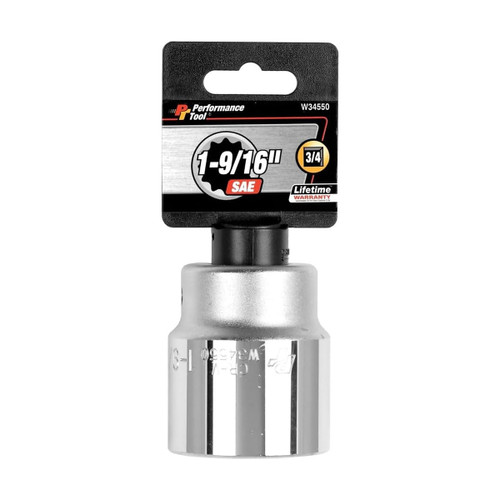 Performance Tool 3/4" Drive 1-9/16" SAE Socket | W34550