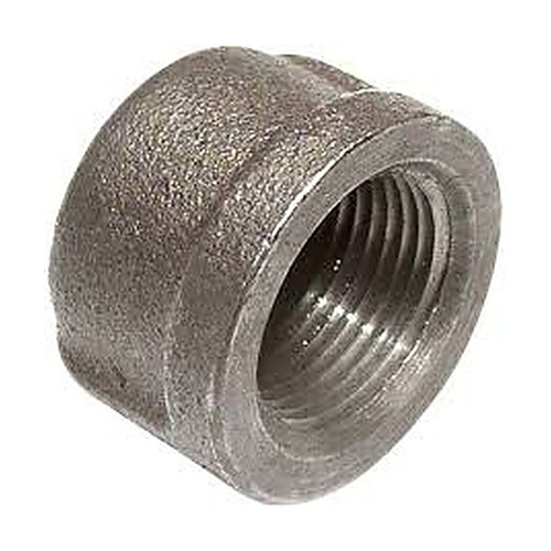Pipe 1" Black Malleable Iron Pipe Cap | 1C