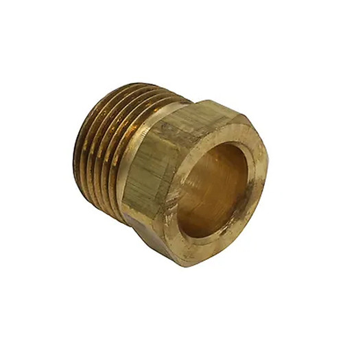 Edelmann 1/4 Inch Tube Size Brass Nut Type Inverted Flared Tube Fitting (121400)