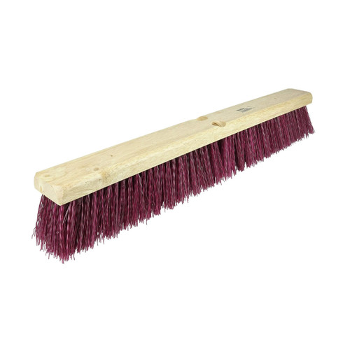 Weiler 42026 24" Garage Brush with Maroon Synthetic Fill