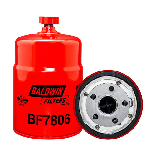 Microlite Fuel/Water Separator Spin-On with Drain for Caterpillar & Ford (BF7806)