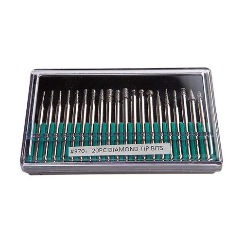 Forney diamond point rotary tool set 1/8 shank 60238