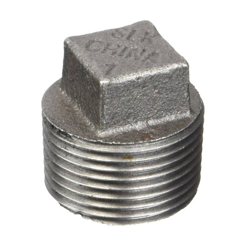 1 inch black iron pipe plug