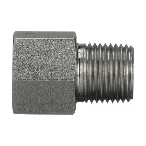 Gates Hydraulic Hose Adapter, Female O-Ring Boss to Male Pipe NPTF (6FB6MP)