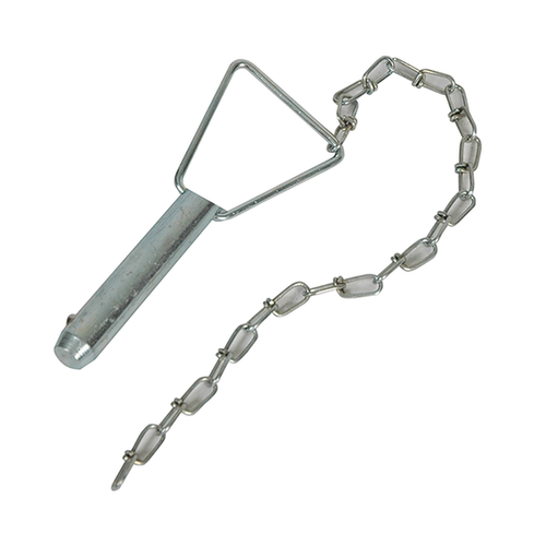 Bulldog Trailer Jack Pull Pin, 5/8" with Chain, 3.5" Long, Fits 170 Series Jacks (500231)