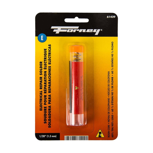 Forney Solder, Electrical Repair, Rosin Core, 1/20 in, .3 Ounce (61429)