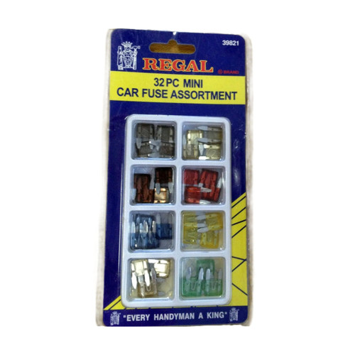 Regal 32-piece mini blade fuse assortment kit 39821