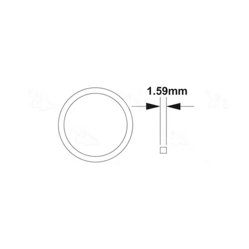 Four Seasons 24117 Teflon seal rotolock fitting O-ring