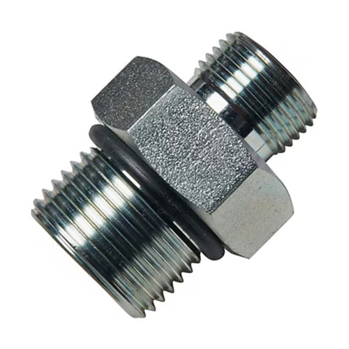 Gates Hydraulic Hose Adapter, Male O-Ring Boss to Male Pipe NPTF (8MB8MP)