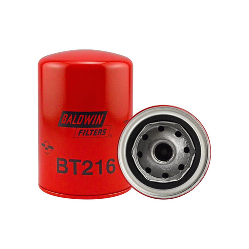 Full-Flow Lube Spin-On Oil Filter (23 µm Nominal / 45 µm Absolute) with Bypass & Anti-Drainback for Heavy Equipment (BT216)