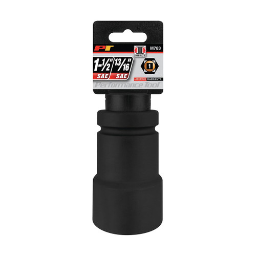 Performance Tool M783 1-inch drive 1-1/2-inch SAE impact socket
