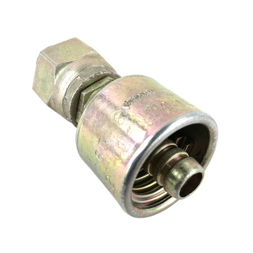 Gates MegaCrimp Hydraulic Hose Fitting, Male O-Ring Boss Swivel (6G6MBX)